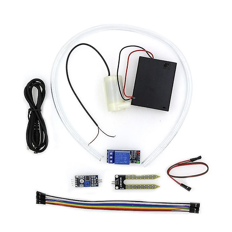 Soil Moisture Sensor Kit Automatic Watering System Manager With Mini Water Pump For Diy Kit Ek1915