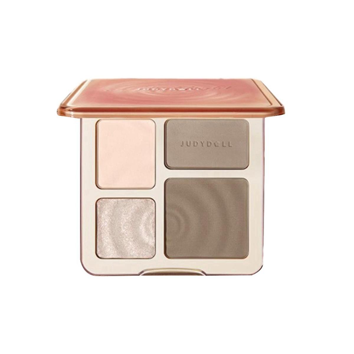 Facial Highlighter Makeup Palette Face Lasting Glow Brighten Contour Shimmer Powder 3D Nose Shadow
