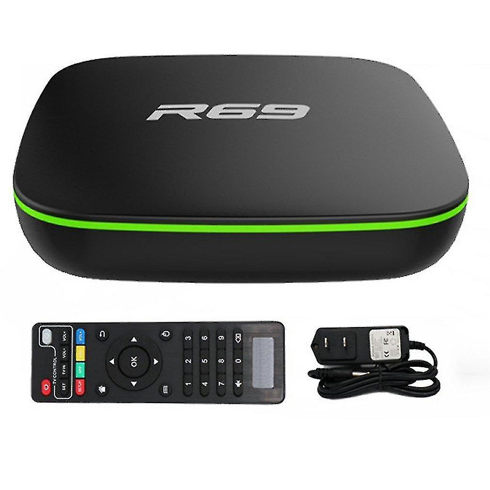 R69 Smart Set Top Tv Box 4k High Definition Quad-core 2.4g Wifi 1080p 2gb16gb Support 3d Movie Android Media Player