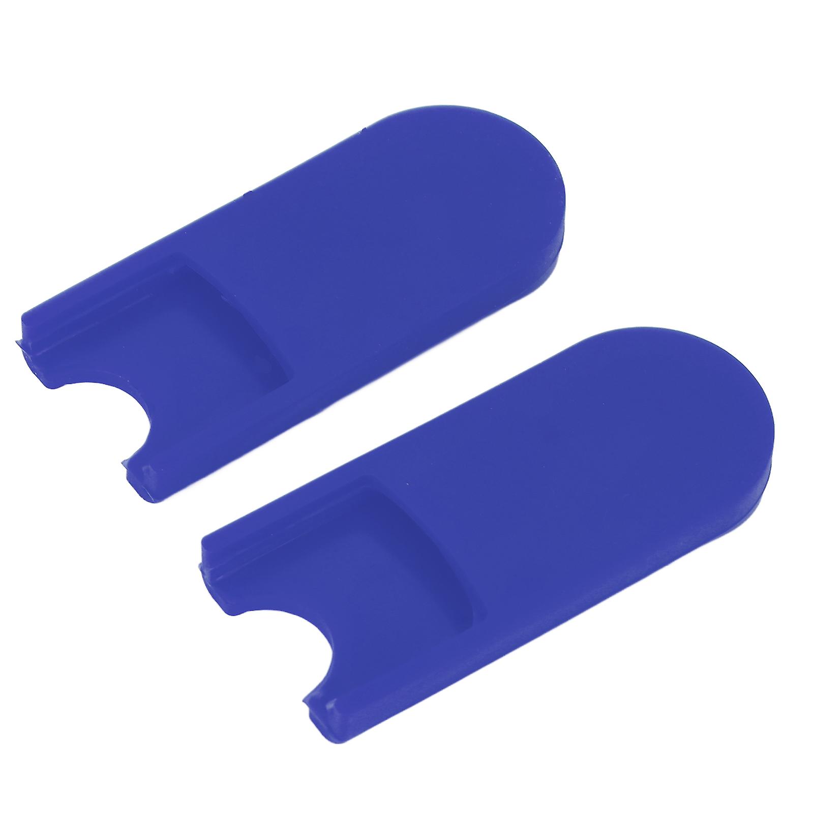 2PCS Saxophone Finger Rest Cushion Thumb Protector with Saddle Wind Instrument AccessoriesBlue