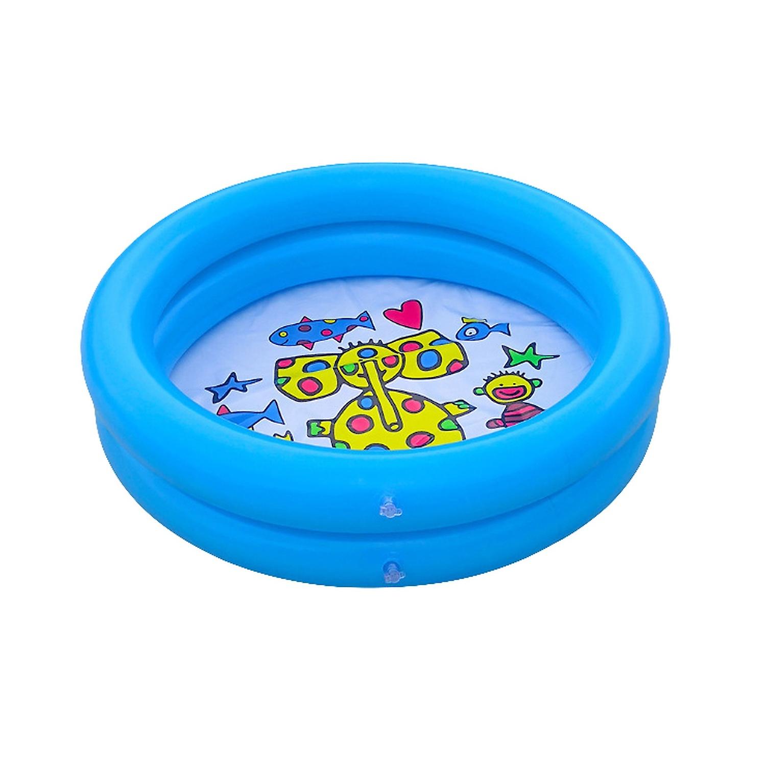 Inflatable Pool Thicken Blow Up PVC Round Swimming Pool for Kids Baby Toddler