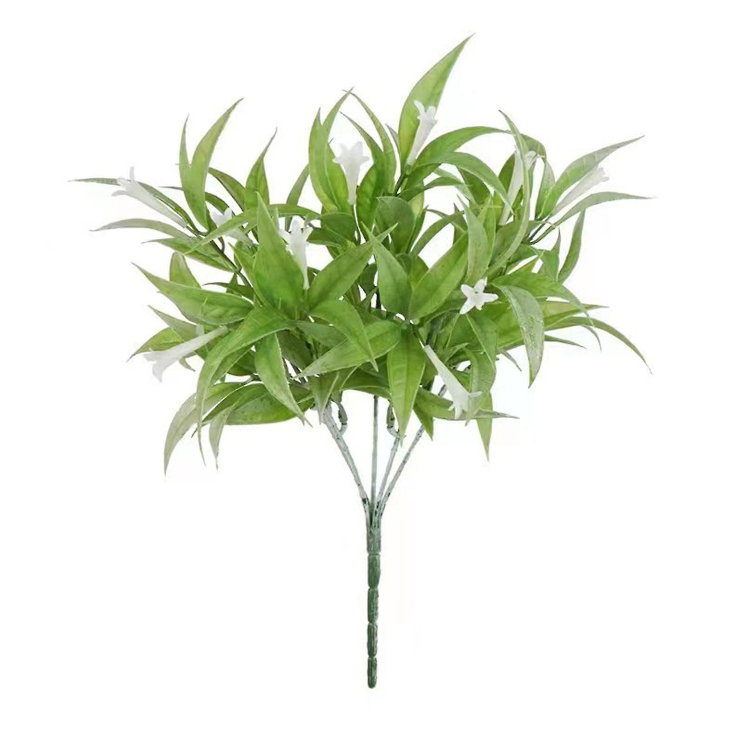 Artificial Plant No Watering Realistic Not Withered DIY Increase Vitality 5 Forked Orange Grass Trum