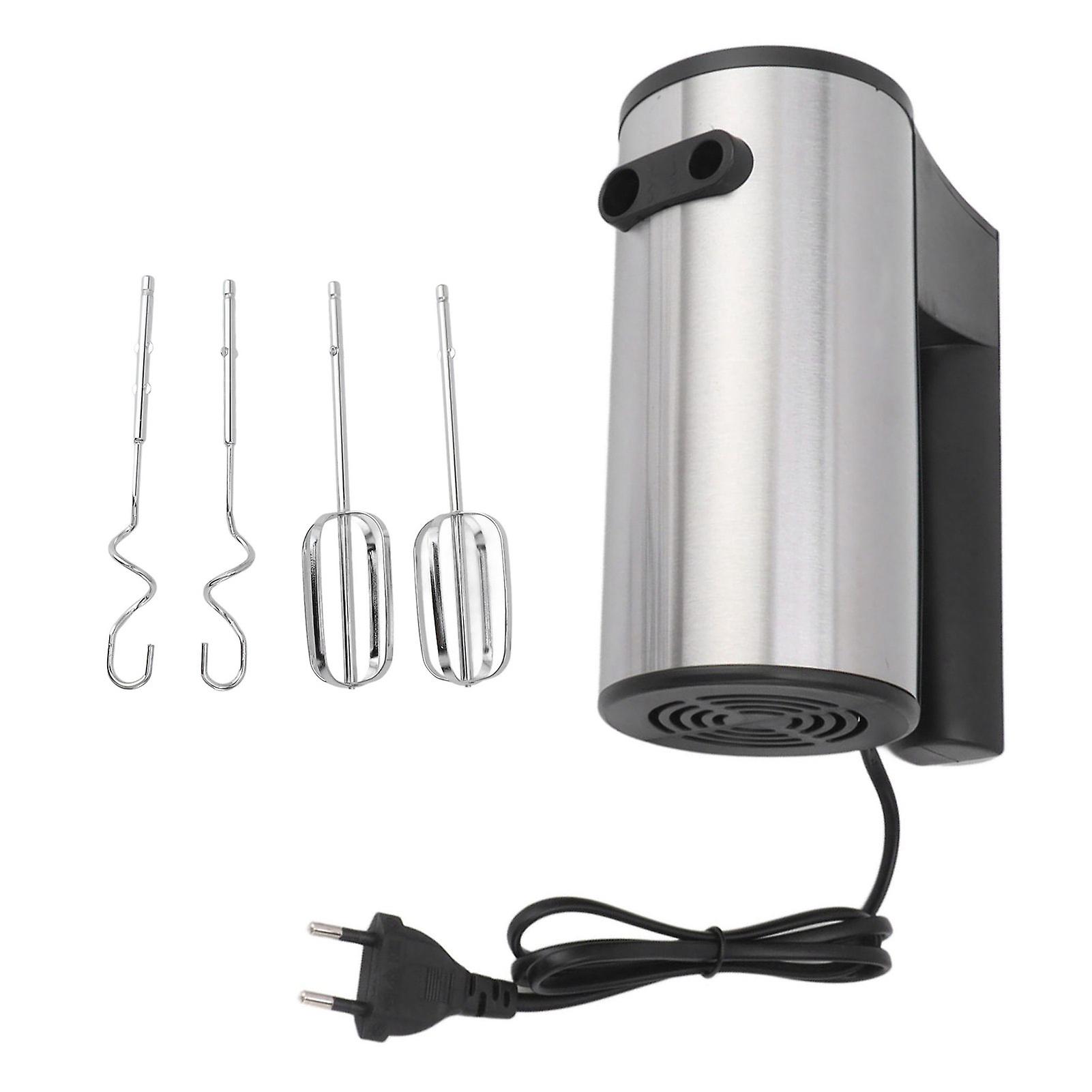Electric Hand Mixer with Whisk 5 Speed 304 Stainless Steel Automatic Handheld Mixer EU Plug 220V