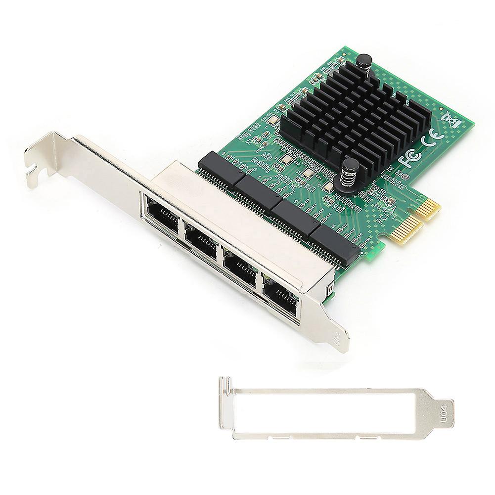 4‑Port Network Card PCI‑E X1 Gigabit Desktop Server PC Accessory for Realtek RTL8111F