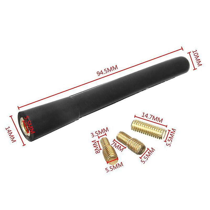 Strong Radio Universal Car Antenna, Small Short Car Aerial, Mini Car Radio Accessories, FM/AM Pure Copper Antenna Radio