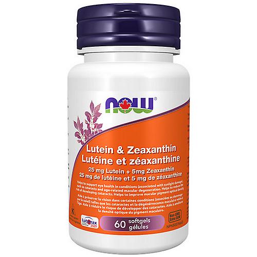 Lutein and Zeaxanthin,25mg,60 Softgels by Now