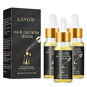 3 stks Gember Snelle Haargroei Serum Etherische Olie Anti Voorkomen Haarverlies-GSL