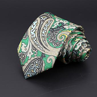Tie for Men Classic Business Solid Color Stripe Plaid Dots 7cm Jacquard Tie Accessories Casual Wear Wedding Dress Cravat