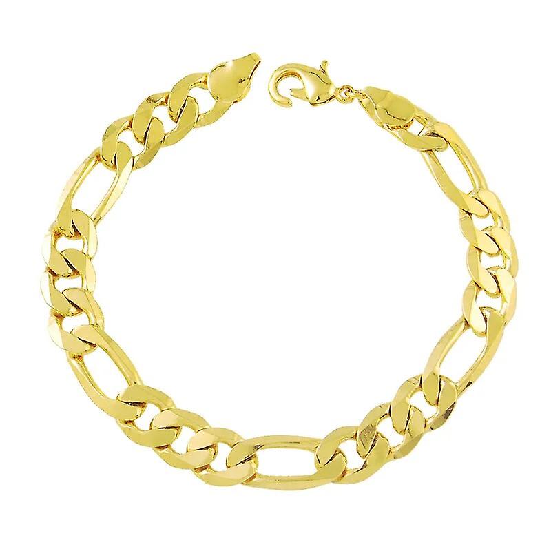 Ανδρικό Κόσμημα 24k Electroplating Gold Bracelet 8mm Ferrero Cuban Bracelet