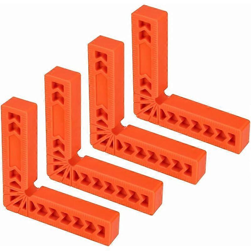 Square 4 pieces 100mm (Orange)