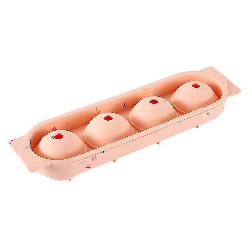 Summer Four-Cell Frozen Spherical Cooler(Orange)
