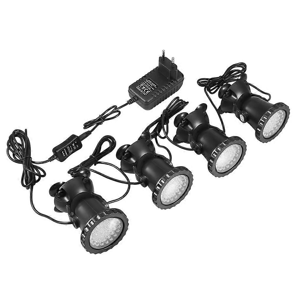 Éclairage LED étanche pour aquarium, projecteur submersible RVB, pour aquarium, jardin, étang (#12)