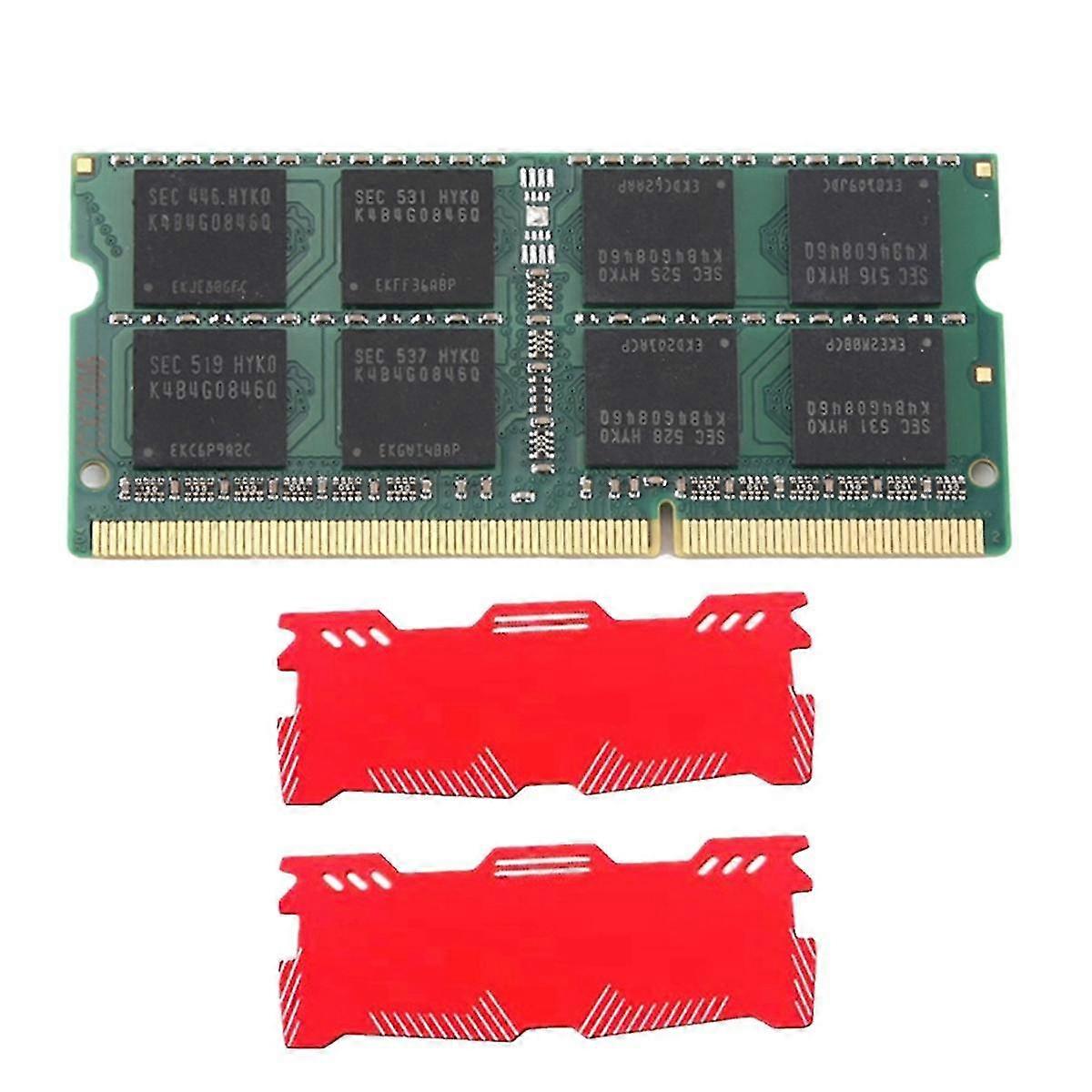 Ddr3 8gb Laptop Memory Ram+cooling Vest 1333mhz Pc3-10600 1.5v 204 Pins Sodimm 2rx8 For Laptop Memo
