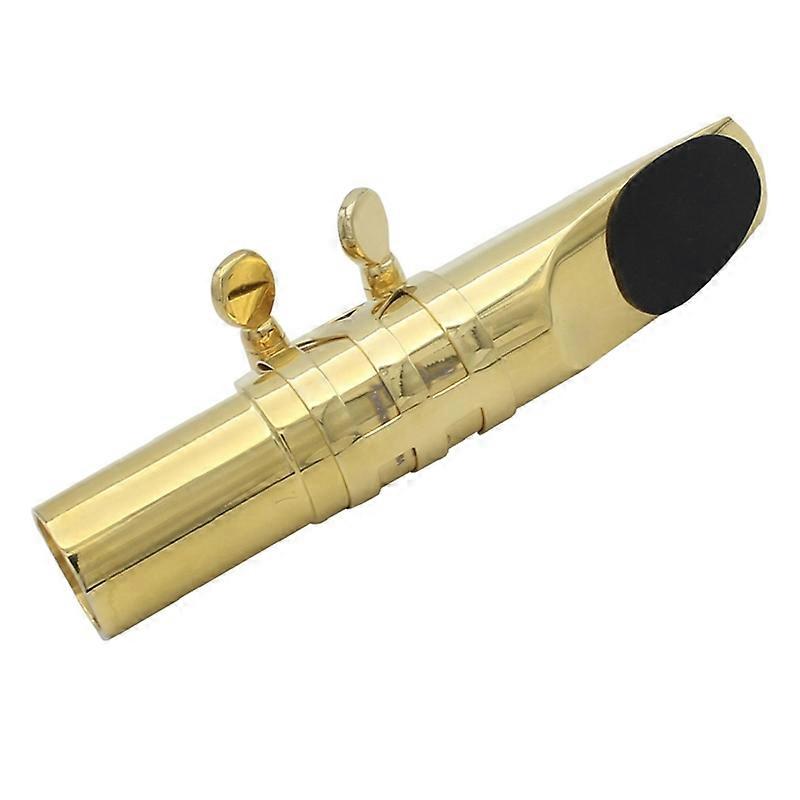 Musical Instruments Metal Nozzle With Cap Professional Practical Tone Alto Sax Saxophone Mouthpiece Patches Pads