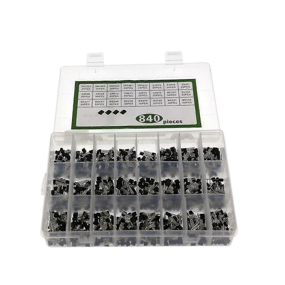 840pcs To-92 Diode Transistor Set 24 Specifications Kit-dt_Sep