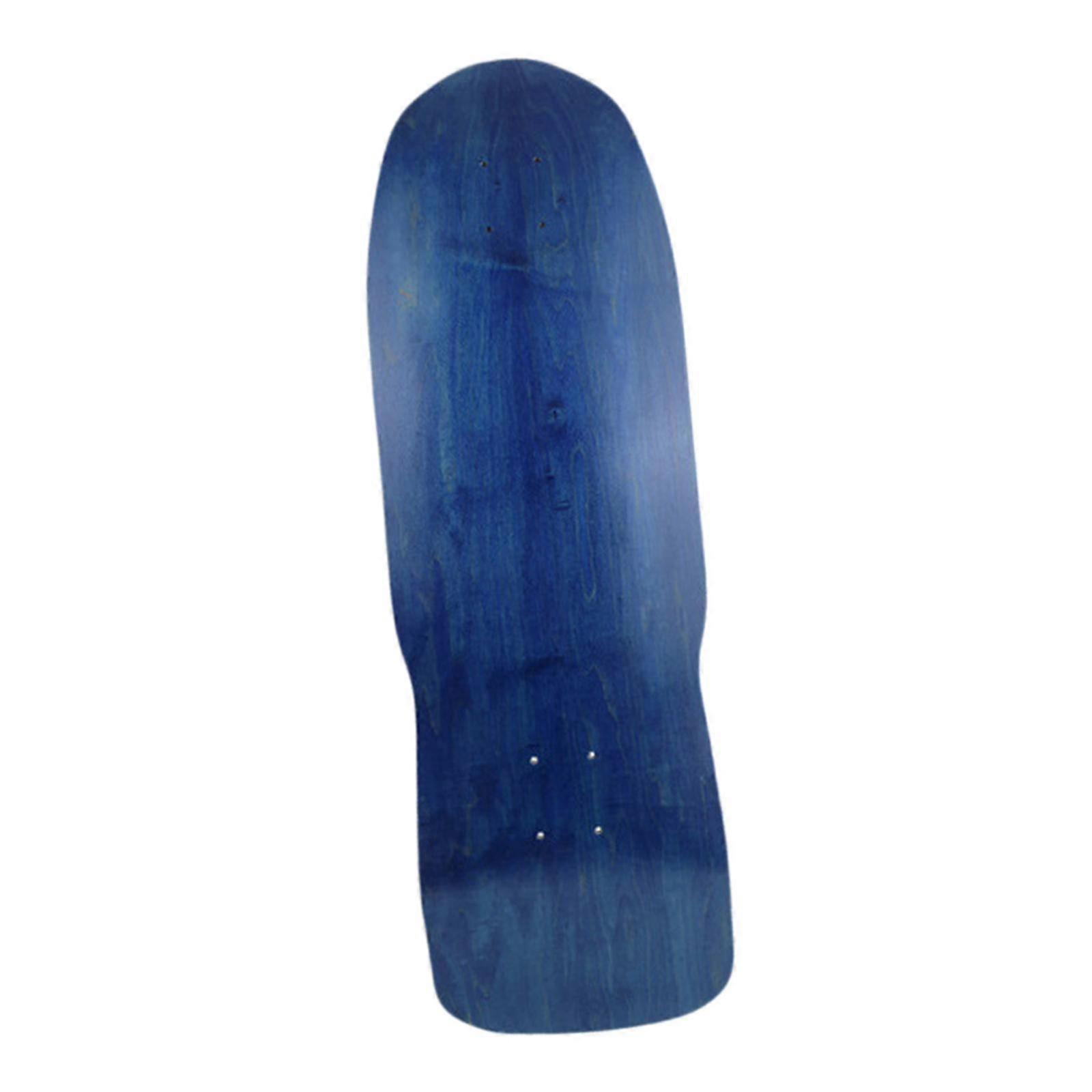 ブランクスケートボードデッキスポーツアクセサリー初心者大人用スケートボードアクセサリーブルー