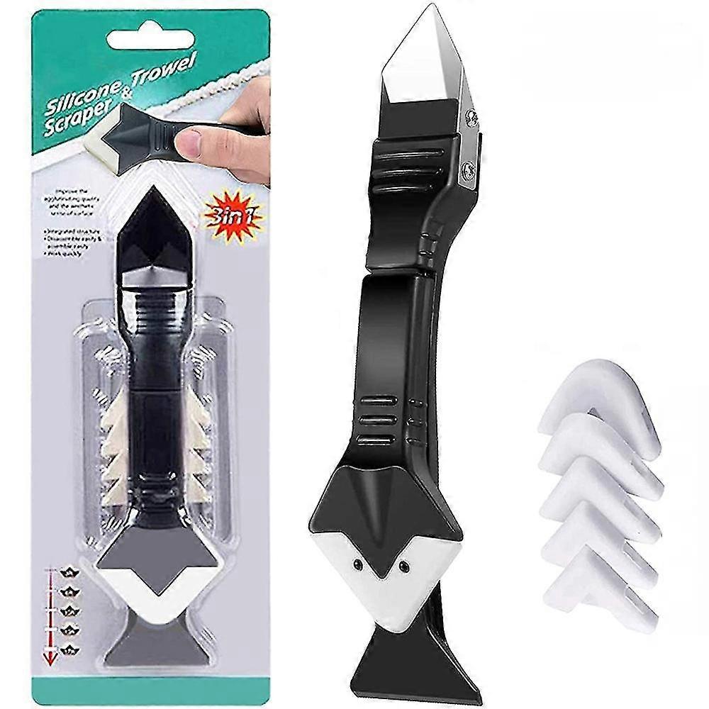 Caulking Tool Glass Glue Angle Scraper Tools Caulk Cement Scraper