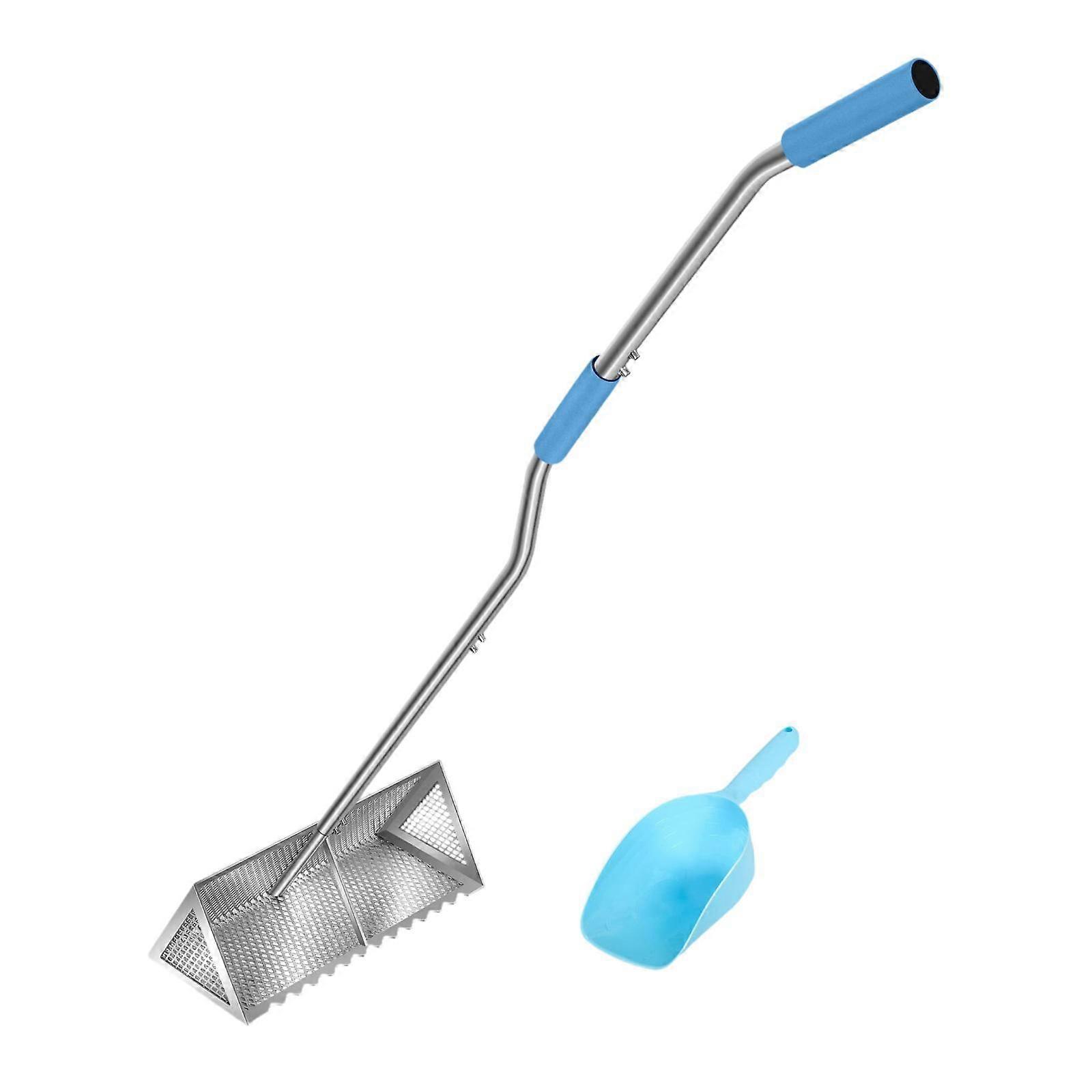 Kum Pire Tırmık Açık Kum Elek Kavisli Saplı Mini Kürek Aracı Plaj Tırmığı