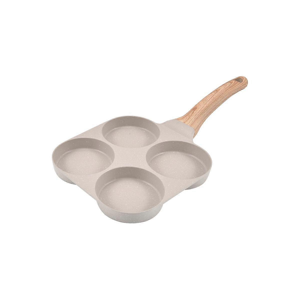 Egg Pan Omelette Pan, 4-Cup Egg Frying Pan, Egg Cooker Pan Egg Skillet for Breakfast, Pancake, Plet