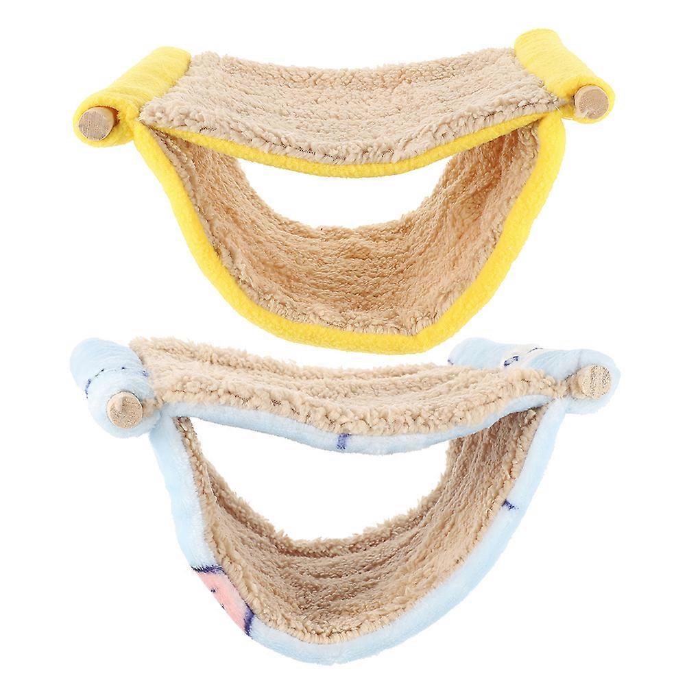 2pcs Bird Nest Cockatiels Hanging Hammock Bird Nest Warm Bird House Winter Parrots Nest
