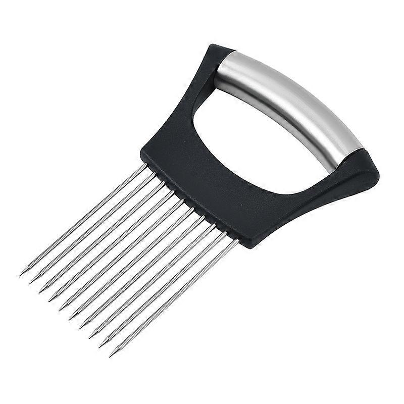 Onion Fork Steak Needle Stainless Steel Vegetable Tool Cutting Tool Holder Finger Protector