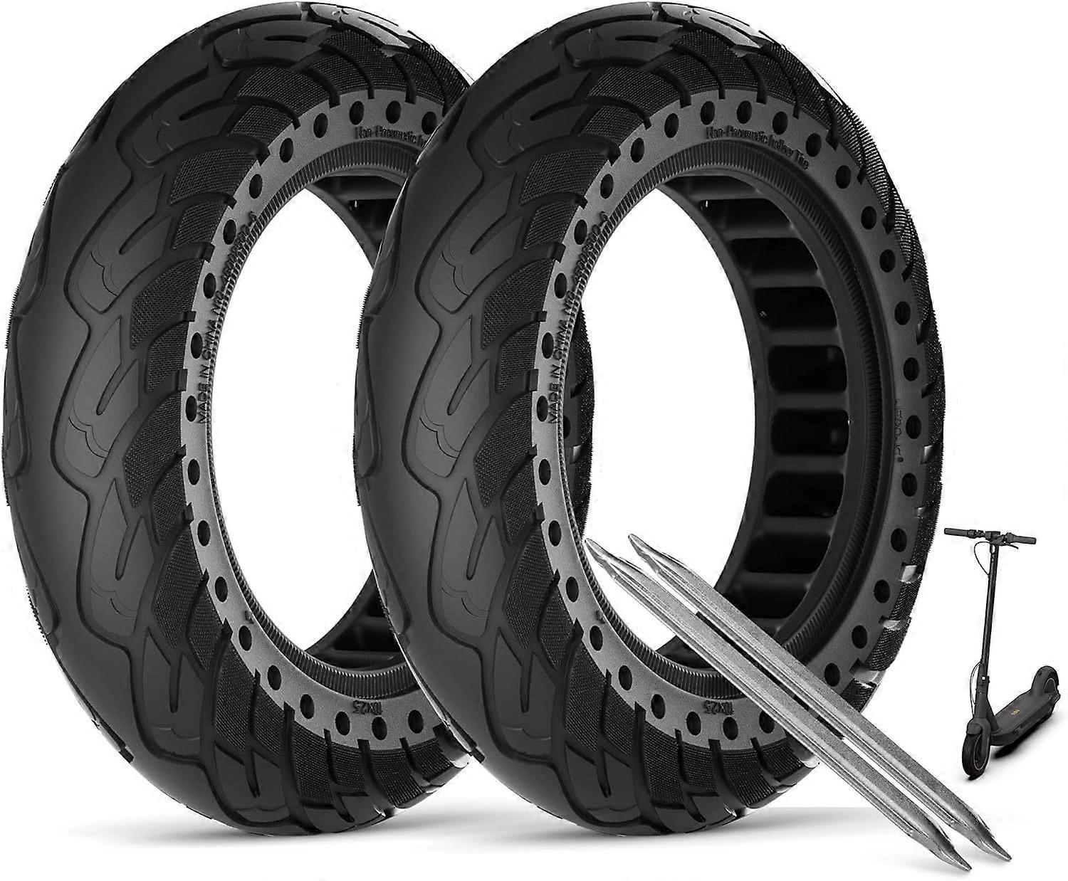 Nano G30 Max 60/70-6.5 Honeycomb Tire 10 * 2.5 Rubber Solid Tire with Crowbar Kit