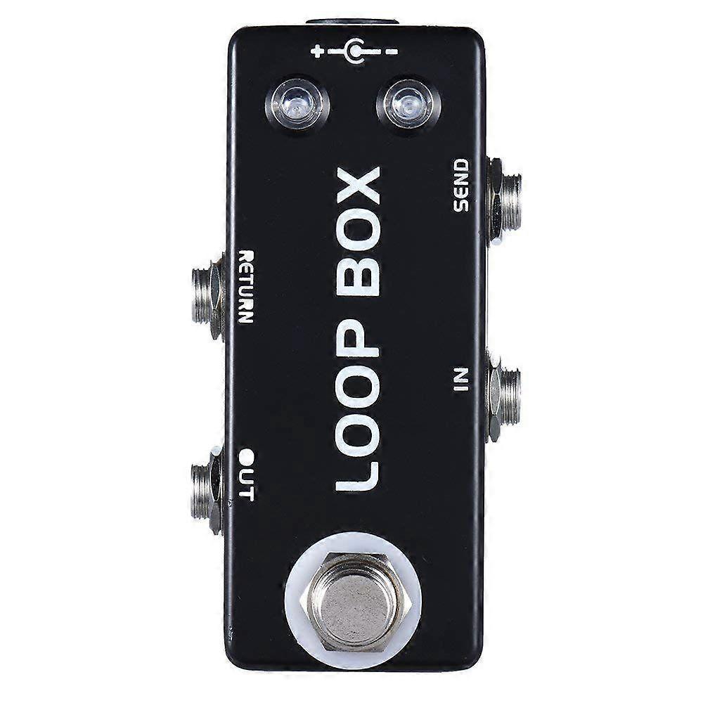 Mini pédale d'effet guitare Loop Box Switcher Channel True Bypass