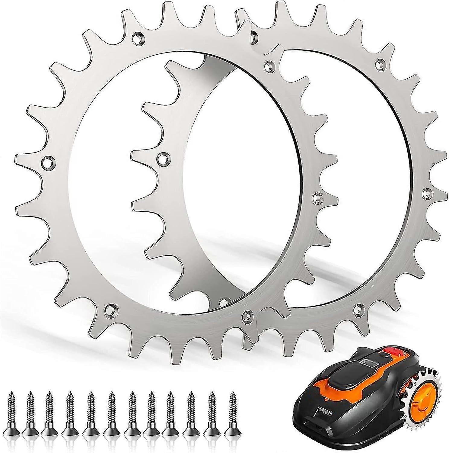 Stainless Steel Spikes For Worx Model L,stainless Steel Spikes For Worx Landroid L-wheel Size 225mm-12x Stainless Steel Screws-for Lawn, Cleaning And