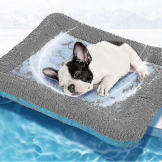 ניתן לכביסה עבור חיות מחמד קטנות בינוניות גדולות ישנות קיץ קריר מיטת כלב מחצלת ארגז כרית כרית טטאמי נגד החלקה מזרן טטאמי