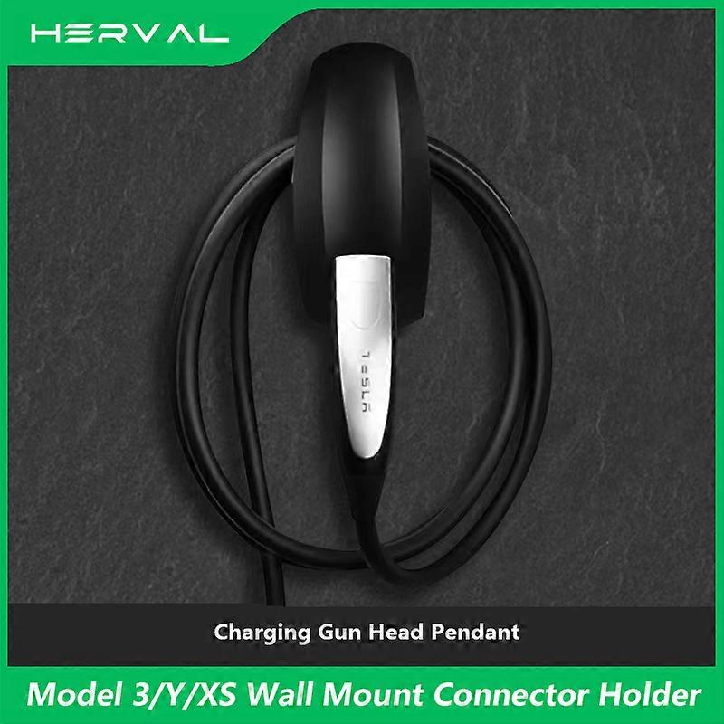 For Tesla Car power connector Model 3 Y S X Wall Mount Bracket EU/US Charger Holder Charging Cable Organizer Accessories
