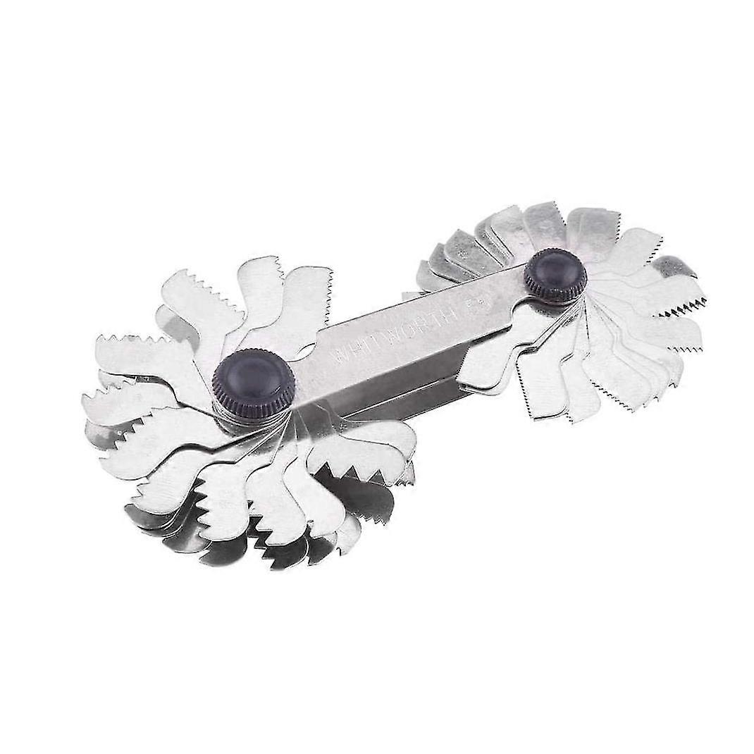 52 Pieces of Thread Pitch Gauge Thread Pitch Measuring Tool Thread Gauge (52 Pieces of Metric + Inc