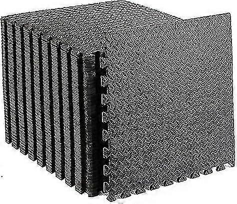 10pcs Exercise Mat Gym Mat Extra Thick Interlocking Foam Floor Mats Large Gym Floor Exercise Mats Gym Flooring Soft Floor Mat