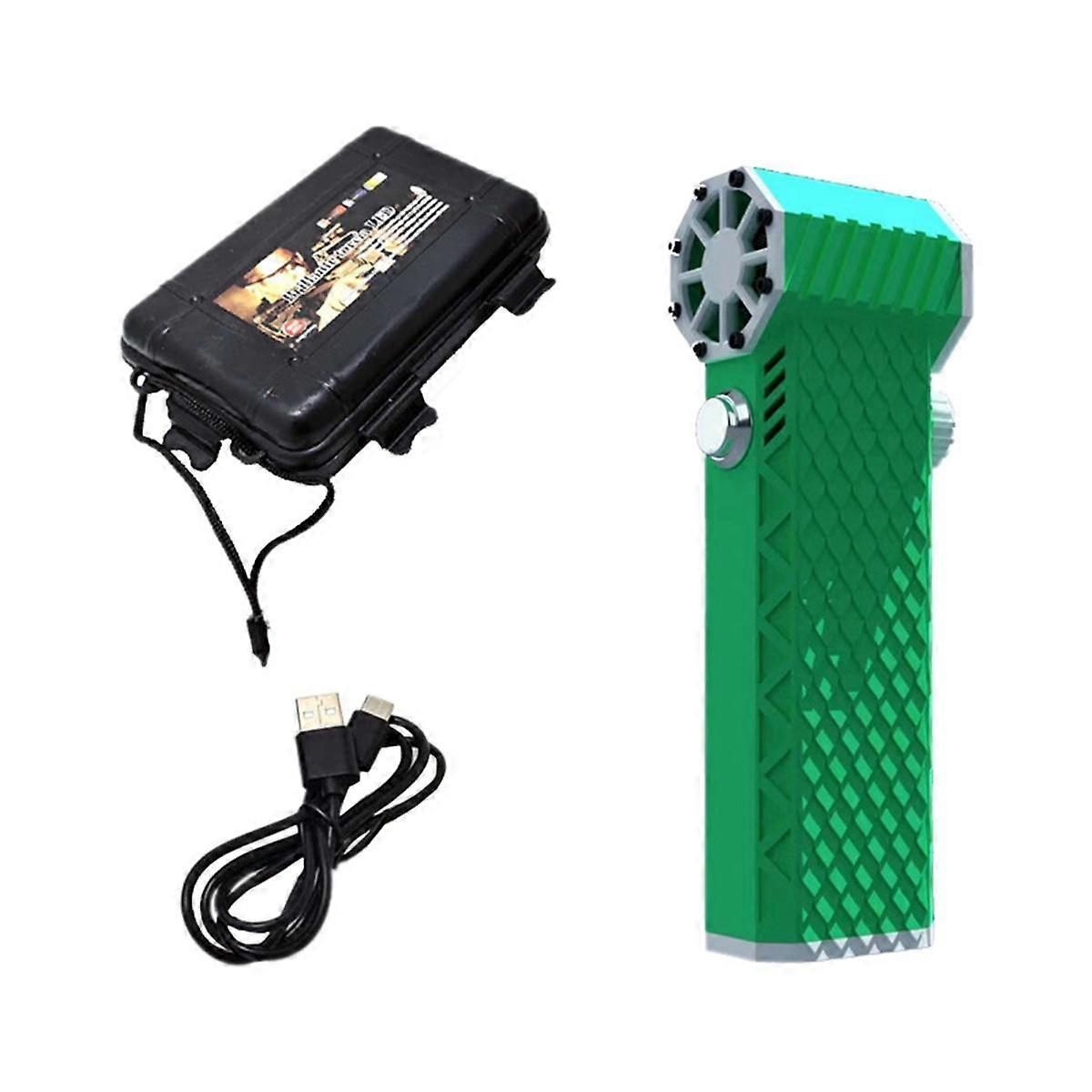 Mini Turbofan 110000RPM Convenient Handheld Turbofan High-Speed Brushless Motor Dust Blower Stepless Speed Violent Fan A