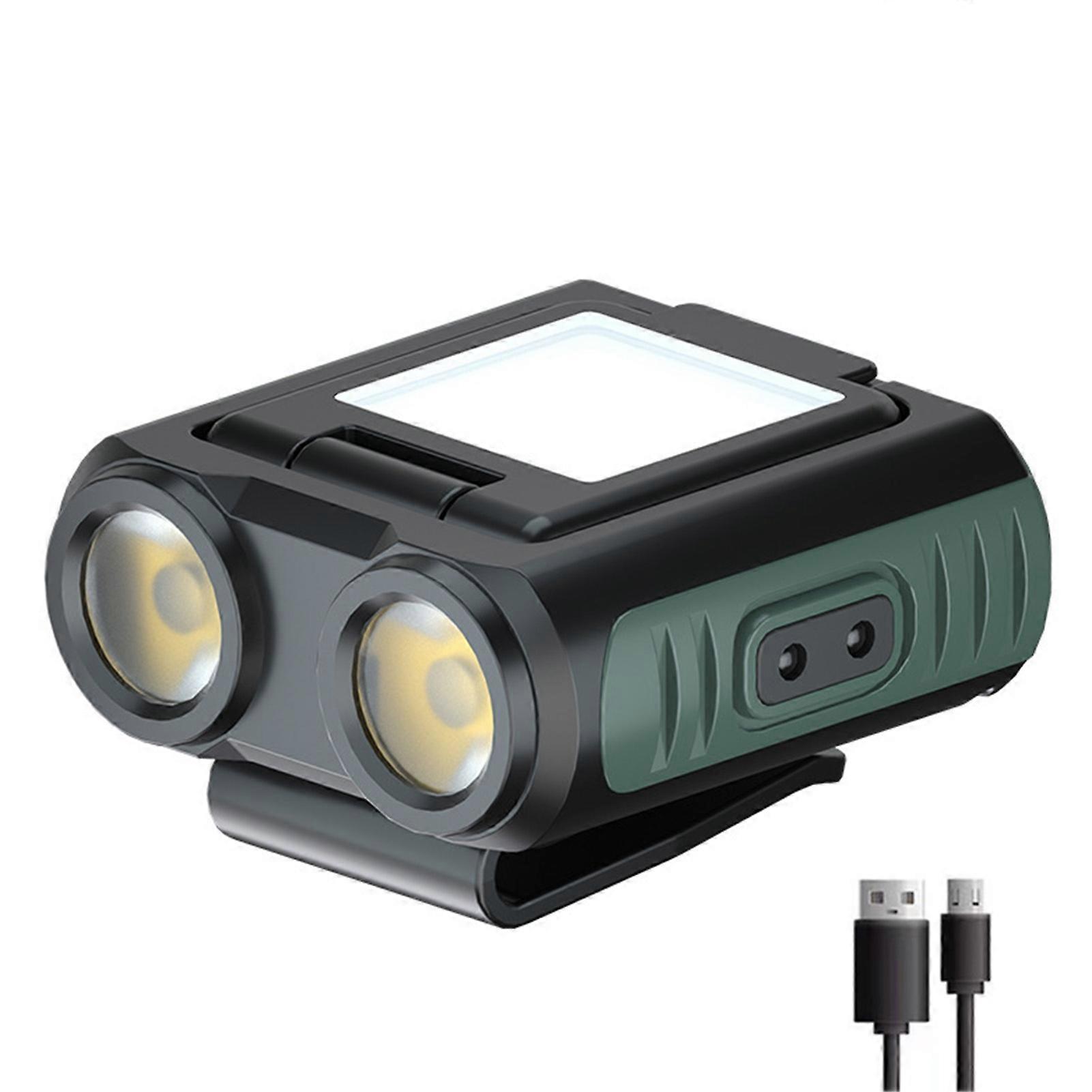 Hat Clip Lamp High Brightness Multiple Lighting Modes Long Beam Distance Waterproof Simple Installation Camping LED Headlamp