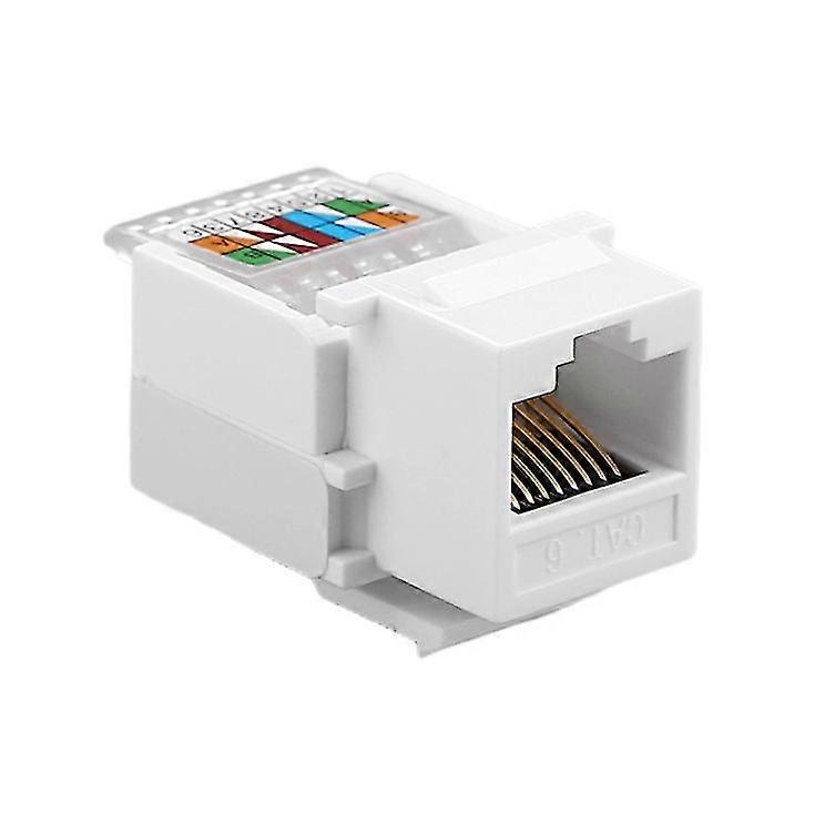 Rj45 Cat6 Utp Keystone Female Jack Connector Adapter Internet Netwerk Lan Cablec p