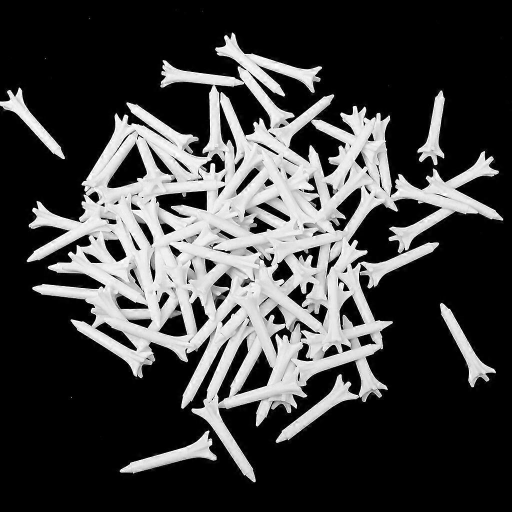 100 Plastic Golf Tees 1 1/2 inch Golf Practicing for Golfer Unbreakable