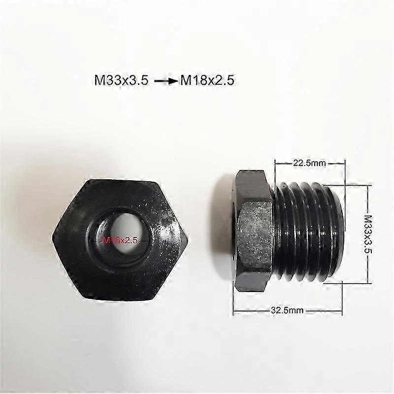1pc Lathe Spindle Adapter 1 8tpi M33 X 35 To M18 X 25 Thread Chuck Insert Adapter Wood Turning Tool Accessories 2432 Wal  SZRH A-F