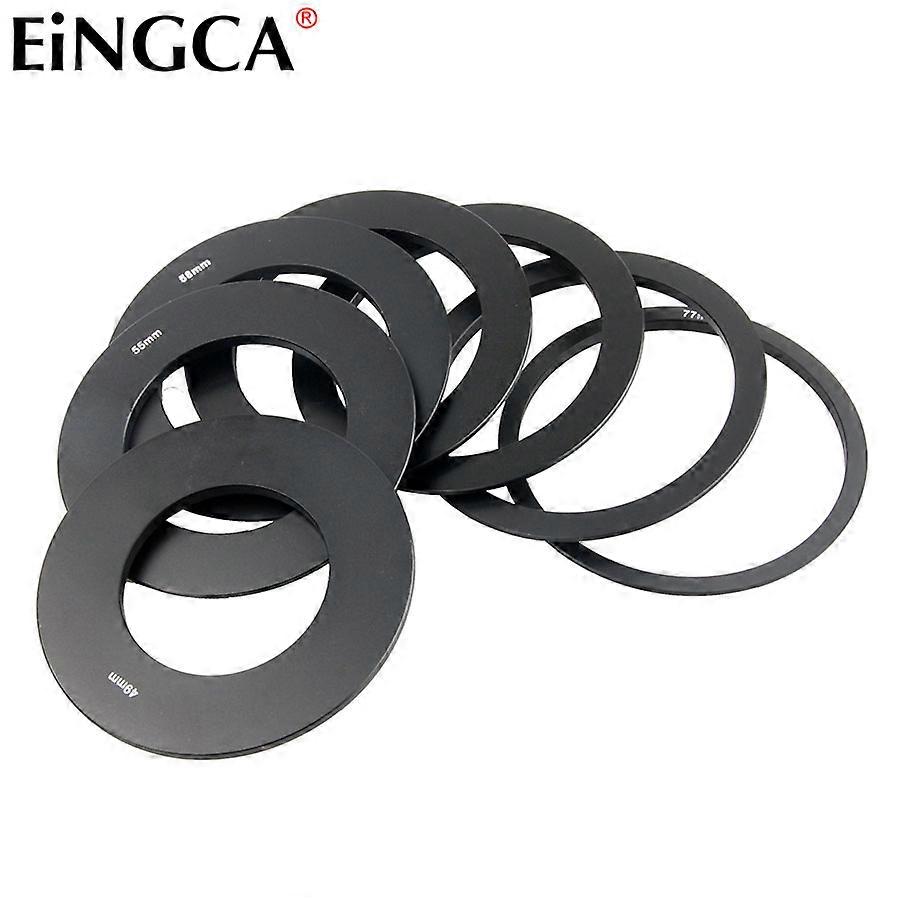 10 Pieces 49/52/55/58/62/67/72/77/82mm Camera Lens Adapter Ring Metal for P Series Gradient Square Filter Holder Mount