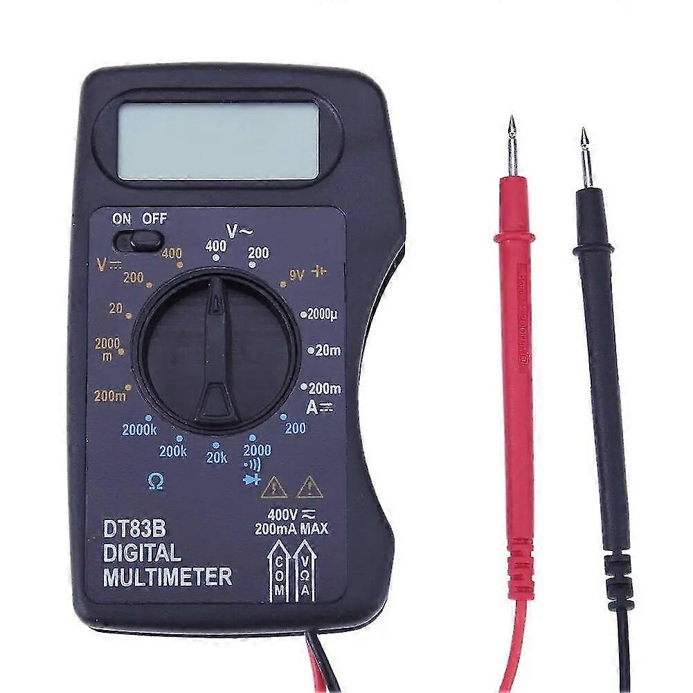 DT83B Pocket Digital Multimeter Ammeter Voltmeter DC/AC Resistor Ohm Voltage Multi Meter Tester Electrical Instruments
