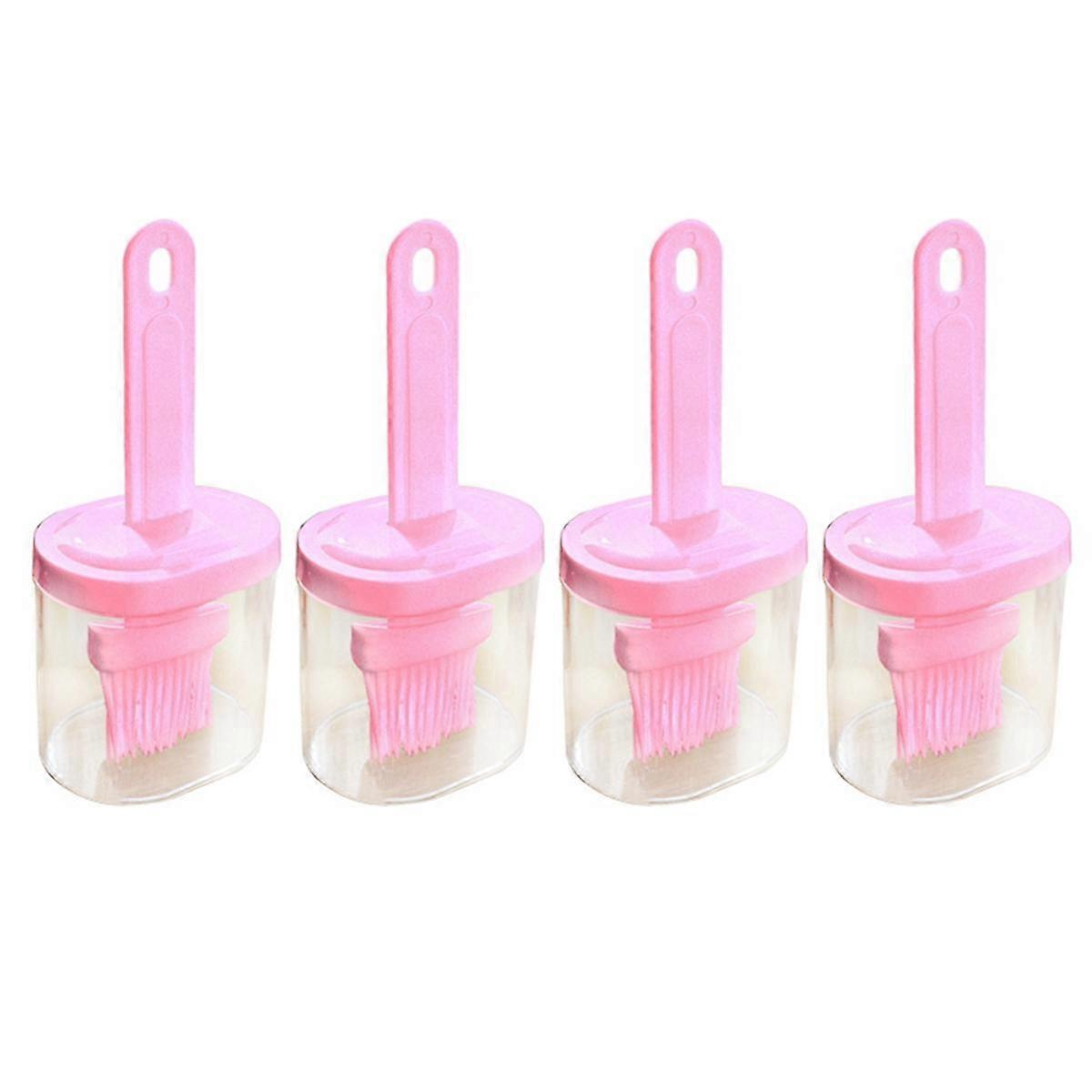 Oil Bottle Brush Set, Contains Oil Bottle and Brush, High Temperature Resistant Barbecue Brush, for