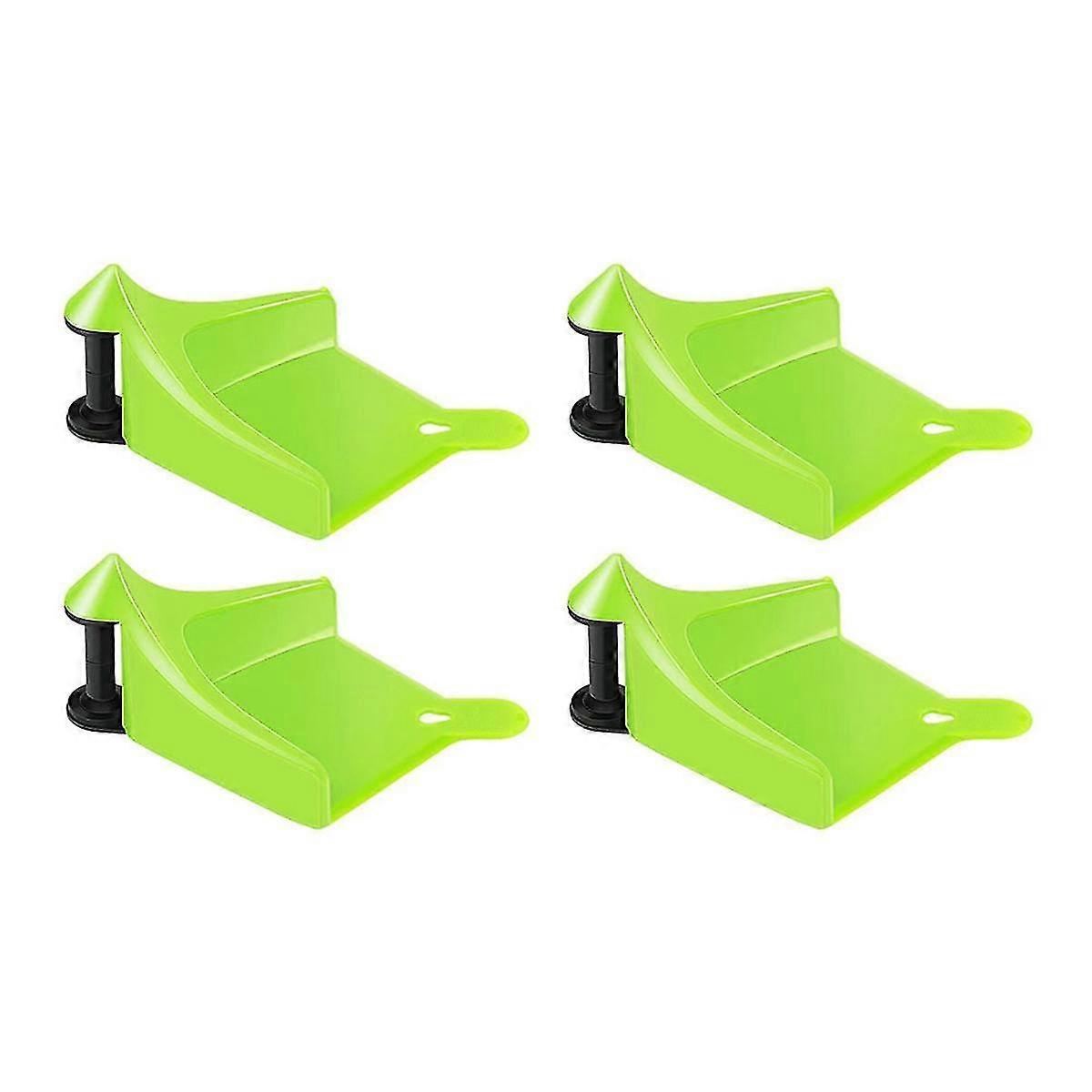 4-Pack Tire Hose Rollers for Car Wash Avoid Snagging, Car Wash Detailing Supplies Tool, Auto Detailing Tools Green