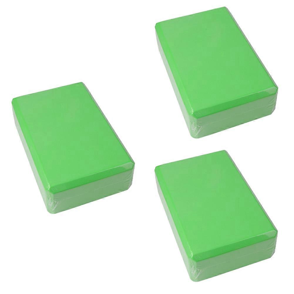 Yoga Bricks, Exercise Bricks, Yoga Supplies, Children'S Dance Bricks, High-Density Foam Bricks Gree