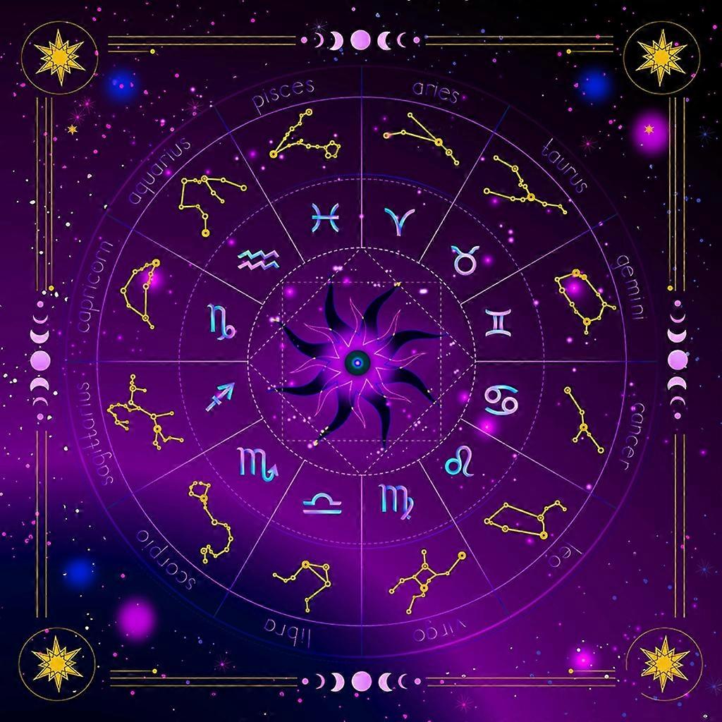 Square Pendulum Divination Tablecloth Tarots Card Pad Runes Altar Table Cloth