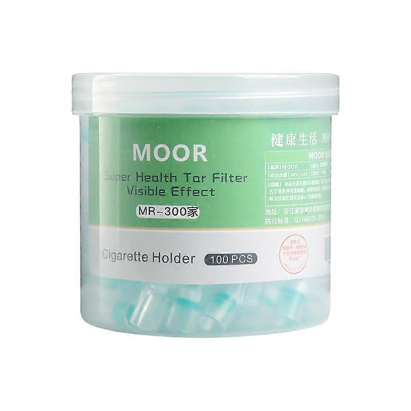 100pcs Disposable Tobacco Cigarette Filter Smoking Reduce Tar Filtration