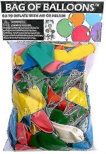 Party Balloons-balloon Set 100 Multicolor Latex Balloons