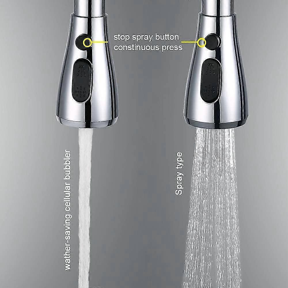 Faucet Shower With Stop Button 2 Types Of Retractable Spray