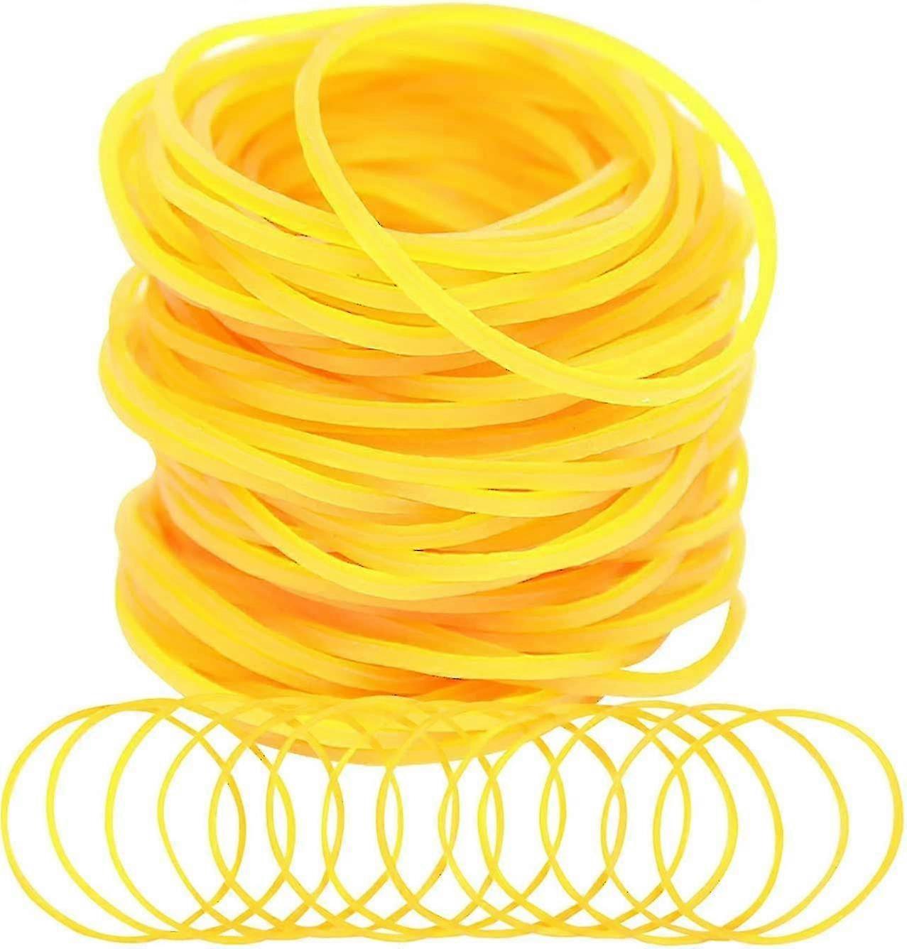 100 Pcs Rubber Bands,38mm Natural Durable Elastic Elastic Stretchable Bands