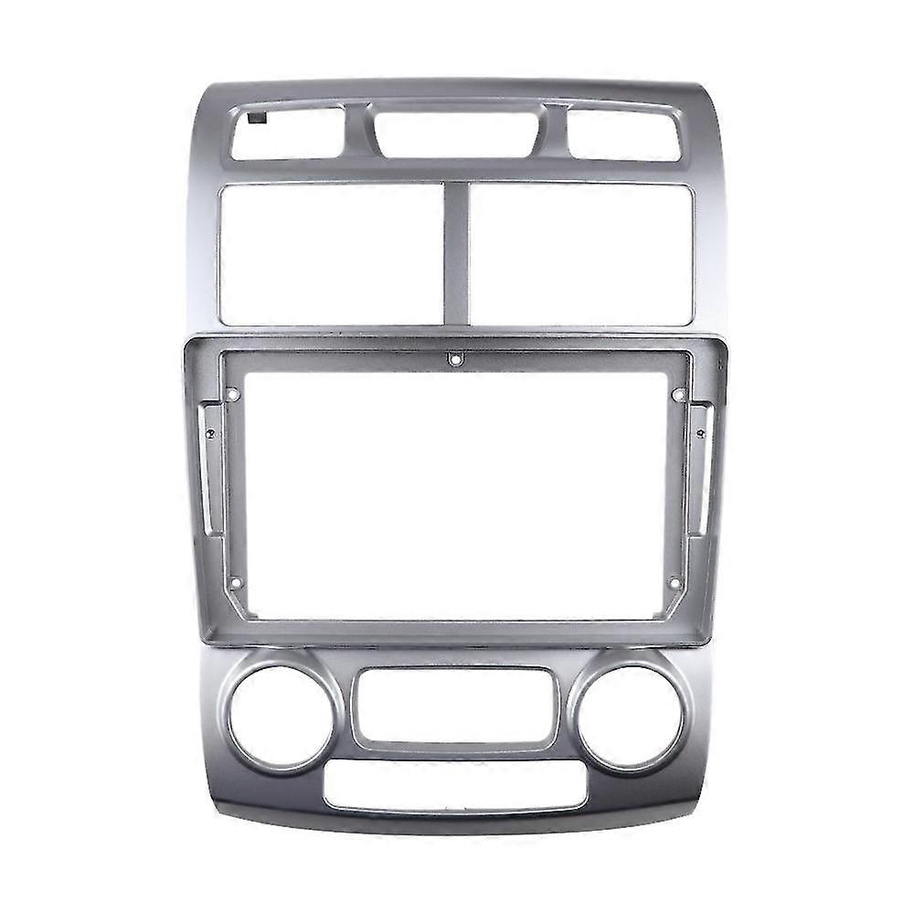 2 Din Car Radio Fascia For 05-10 Dvd Stereo Frame Plate Adapter Mounting Dash Installation Bezel Trim Kit