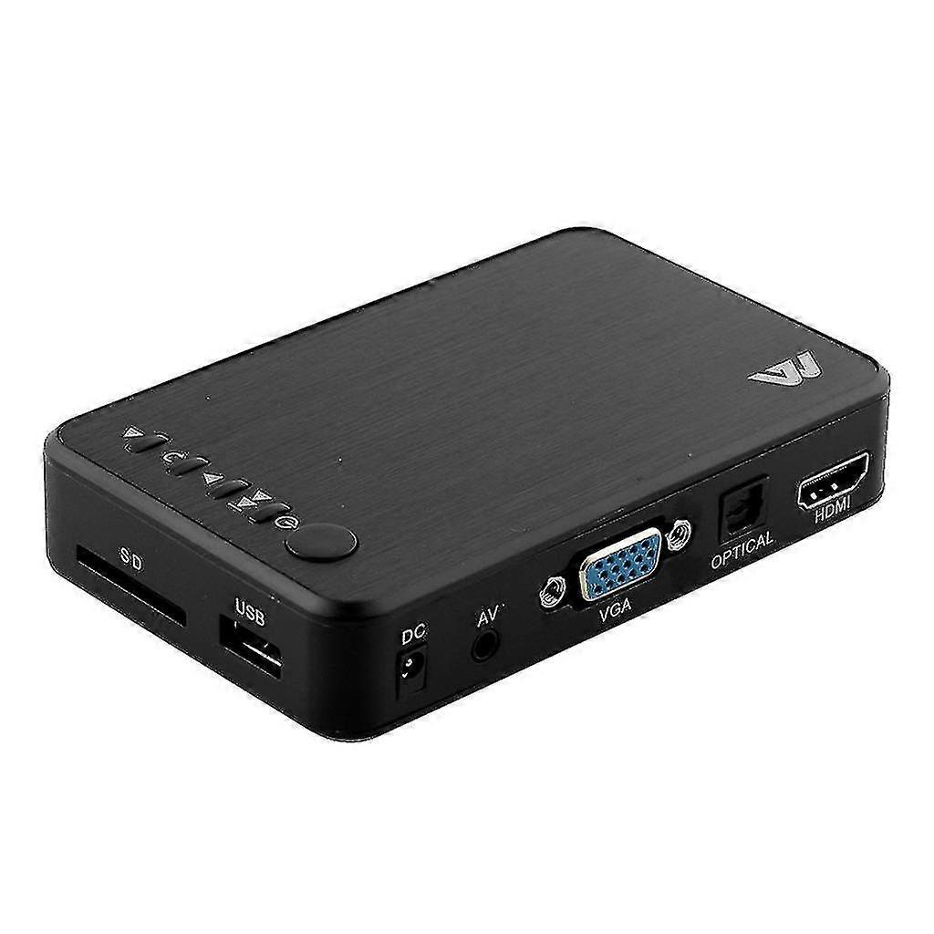 1080p Full Hd Media Player Av Vga Rmvb Mkv Sd Usb Jpeg Us Plug