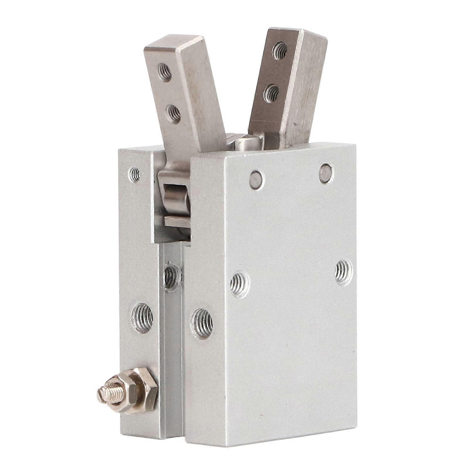 Pinza neumática de aire, cilindro angular, abrazaderas de aluminio, simple y doble efecto